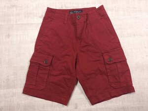 アメリカンイーグルアウトフィッターズ AMERICAN EAGLEOUTFITTERS アメカジ サーフ ショート ハーフ カーゴパンツ ボトムス メンズ 28 赤