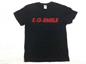 E-girls イーガールズ E.G.SMILE LIVE TOUR 2016 ツアー EXILE 半袖Tシャツ カットソー メンズ バックプリント有 S 黒