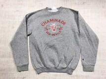 チャンピオン Champion アメカジ スポーツ ストリート 古着 RED DEVILS 裏毛 スウェット トレーナー キッズ YXL 大人も◎ 霜降り グレー_画像1