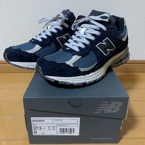 極美品オマケ付きnewbalance ニューバランス 国内正規品M2002RDF US9.5 27.5cmプロテクションパックネイビー990スニーカーランニングの画像2