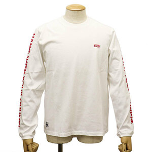 CHUMS (チャムス) CH01-2276 HWYC LS T-Shirt ロゴ 長袖Tシャツ CMS148 W014WhitexRed L