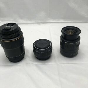 Canon ・TELE PLUS・TAMRON キャノンなど カメラレンズ　まとめて3点　中古　YS STKQ