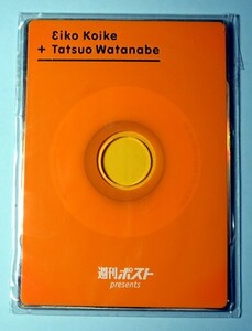 【未開封品】 小池栄子　カード型ＣＤ－ＲＯＭ　週刊ポスト付録　 渡辺達夫