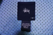 90's OLD STUSSY Hoodie size M 裏地メッシュ パーカー 紺タグ ビンテージ_画像5