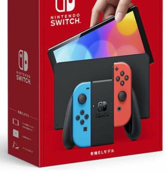 未使用品　Nintendo Switch（有機ELモデル） Joy-Con(L) ネオンブルー/(R) ネオンレッド ゲーム機本体