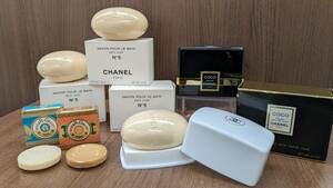 【M】☆CHANEL シャネル 新品 石鹸まとめ☆ バスソープ COCO R&Gミニソープ付