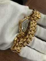 【M】◆未使用保管品◇Klaeuse ELGIN エルジン クォーツ メンズ 腕時計 ゴールドカラー 24K FINE GOLD 999.9 箱付き_画像4