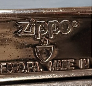 1000円～ zippo Armor 美品 アーマー センターマーク BRILLIANT ROSE ローズカッティング加工 ジッポー オイルライター USA ZB39