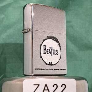 1000円～ zippo 美品 THE BEATLES ビートルズ リンゴスター ドラム柄 SILVER color ジッポ ジッポー オイルライター USA ZA22