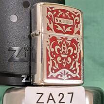 1000円～ zippo Armor アーマー 美品 LIMITED EDITION №0138 SILVER 10ミクロン ジッケース有 ポ ジッポー オイルライター USA ZA27_画像2