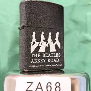 1000円～ zippo 美品 ビートルズ the Beatles アビーロード ABBY ROAD 特殊加工 希少モデル ジッポー オイルライター USA ZA68