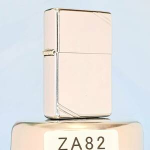 1000円～ zippo 美品 ダイアゴナルライン DIAGONAL LINE 2032695 ビンテージ レプリカ シルバー SILVER color ジッポ オイルライター ZA82