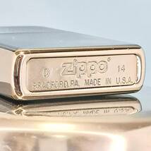 1000円～ zippo 美品 ハイポリッシュクローム 鏡面仕上げ キャンドボトム シルバー SILVER color ジッポ オイルライター USA ZB09_画像3