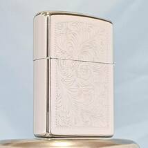 1000円～ zippo 美品 ベネチアン アラベスク シルバー SILVER color 1993年製 ジッポー オイルライター USA ZB15_画像2