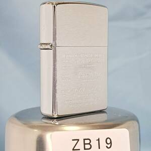 1000円～ zippo 美品 HISTORY OF ZIPPO PRESIDENT'S 歴代ZIPPO社長 1998年製 シルバー SILVER color ジッポー オイルライター USA ZB19