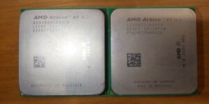 PC CPU AMD Athlon 64 x2 3800,5000の2個