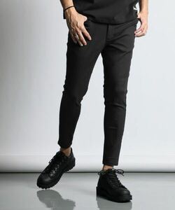 The DUFFER of ST.GEORGE 「GUM STRETCH LIGHT」SUPER SKINNY 5PKT PT：超伸縮「ガムストレッチ」スーパースキニー 5ポケットパンツXL黒