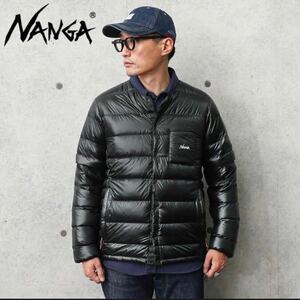 NANGA ナンガ　INNER DOWN CARDIGAN DETACHABLE SLEEVE / インナーダウンカーディガンデタッチャブルスリーブ　黒　M