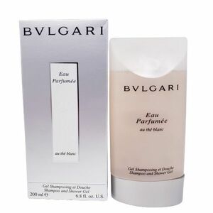 【BVLGARI/ブルガリ】Eau Pafumee au the blanc/オ・パフメ オーテブラン シャンプー&シャワージェル 200ml 箱付き★5670