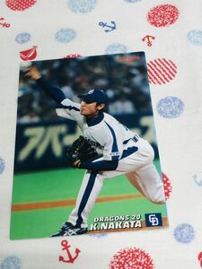 カルビープロ野球チップスカード 中日ドラゴンズ 中田賢一