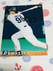 Calbee Professional Baseball chip s card Chunichi Dragons Inoue one .