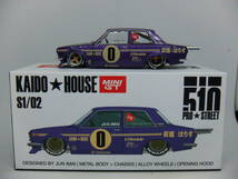 【最後の在庫】KAIDO★HOUSE MINIGT S1/02 DATSUN 510 PRO★STREET 街道ハウス ミニＧＴ ダットサン 510 プロストリート_画像1