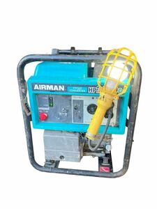 引取限定配送不可 AIRMAN/北越工業株式会社 2.6kVA ガソリンエンジン発電機 HP2600C (40kg)動作確認済み 。