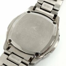●ジャンク CASIO カシオ オシアナス OCW-M800 チタン メンズ腕時計 ブラック文字盤 ソーラー電波 中古[ne]u549_画像7