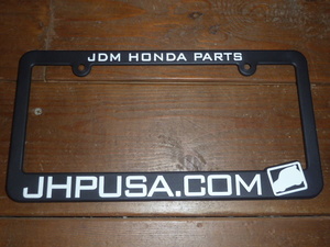 JHPUSA JHP JDM HONDA PARTS ナンバーフレーム ライセンスフレーム シビック インテグラ ホンダ EF EG EG6 EK EK4 EK9 DC2 DB8 DC5 usdm 1