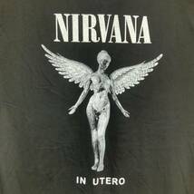 ニルヴァーナ ニルバーナ Tシャツ　XXLサイズ　IN UTERO ロックバンド　半袖　Nirvana_画像4