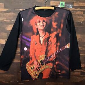 ヒデ　HIDE ロングTシャツ　長袖　L サイズ　管7301 X JAPAN ロックバンド　エックスジャパン