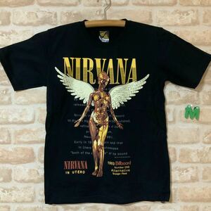 ニルバーナ ニルヴァーナ Tシャツ　Mサイズ　管147 バンドTシャツ NIRVANA