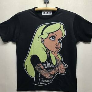 ブラック ダーク 悪 プリンセス アリス パロディ Tシャツ XXLサイズ