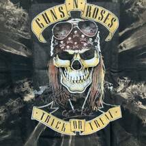 ガンズ アンドローゼズ　Tシャツ　XLサイズ　Guns N' Roses ロックバンド　タイダイ　絞り染め　ムラ染_画像4