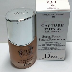 Dior/ディオールカプチュール トータル セル ENGY スーパー セラム ファンデーション 1Nニュートラル 30ml 