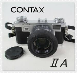SDP2-2【動作未確認 ジャンク】⑥ Contax　ZEISS IKON フィルム レンジファインダーカメラ ⅡA　Zeiss-Option　Sonnar 1:2 5:50mm