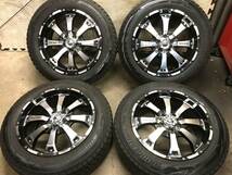 【225/60R18】バリ山BS DM-V2スタッドレスタイヤ【18×8.5J+45 PCD114.3 5H】MKWアルミホイール 4本 CX-5,CX-8,ハリアー,エクストレイル_画像1