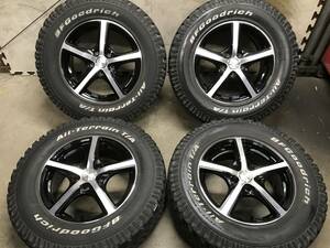 【16×6.5J+38 PCD114.3 5H】アルミホイール【225/70R16】BFグッドリッチオールテレーンT/A KOタイヤ 4本 カスタムしたデリカD5など