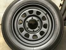 【200系ハイエース】 16×7J+35 PCD139.7 6H DAYTONAホイール 215/60R16溝有 ブリヂストンタイヤ ４本_画像9