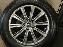 【レクサスNX】9分山225/65R17TOYO スタッドレスタイヤ＆17×7J+35 PCD114.3 5H 純正ハイグロスアルミホイール ４本 _画像6