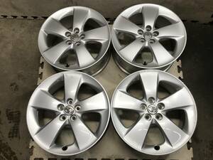 30系プリウス【17×7J インセット+50 PCD100 5H】トヨタ純正アルミホイール 4本