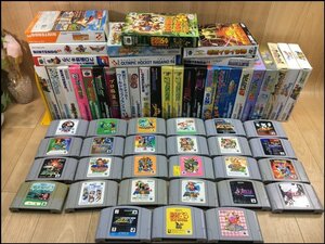 V8093S ★大量★任天堂 NINTENDO 64ソフト★星のカービィ・DK64など箱入り32本 箱無し29本合計60本以上【 現状品】