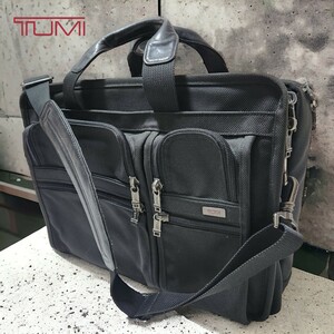 TUMI トゥミ ビジネスバッグ ブリーフケース エクスパンダブル 2way 黒