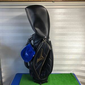 Mizuno Mizuno Caddy Bag RB Style Black &amp; Gold Irron Cover включен бонус выравнивания штифтов.