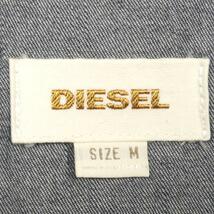 即決★DIESEL★メンズM シャツ ディーゼル 紺 長袖 ウエスタンシャツ デニムシャツ_画像9