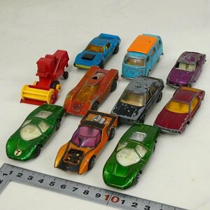 当時物 ミニカー 10点セット レズニー マッチボックス MATCHBOX 英国製 フォード グループ6 他 ヴィンテージ コレクション品■ME500s■