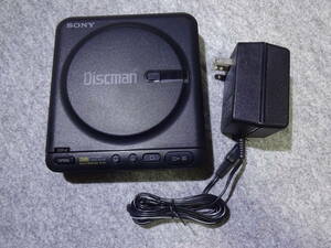 中古ジャンク SONY Discman D-22 ポータブルCDプレーヤー ACアダプタ付