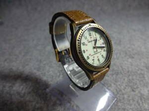 中古腕時計 SEIKO ALBA　FIELD GEAR フィールドギア　 V722-6A10 電池新品