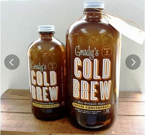 《コールドブリュー ボトル》空ビン アメリカン雑貨 グラディーズ 900ml デッドストック 海外輸入 1本