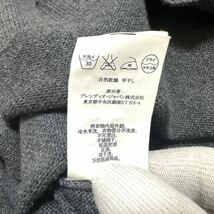 極美品 / Lサイズ アルマーニエクスチェンジ ニット ハーフジップ ARMANI セーター 長袖 ドライバーズニット ロゴ_画像10